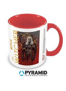 MGC26948 The Witcher geralt the wolf red mug